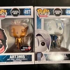 Art3mis and Parzival Ready Player One Funko Pops